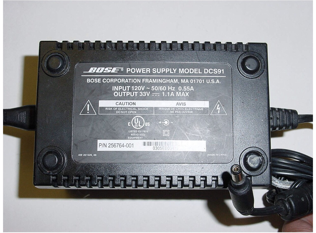 Bose DCS91 Power Adapter Supply for Lifestyle 18,28,35,38,48.AV18,AV28,AV38,AV48