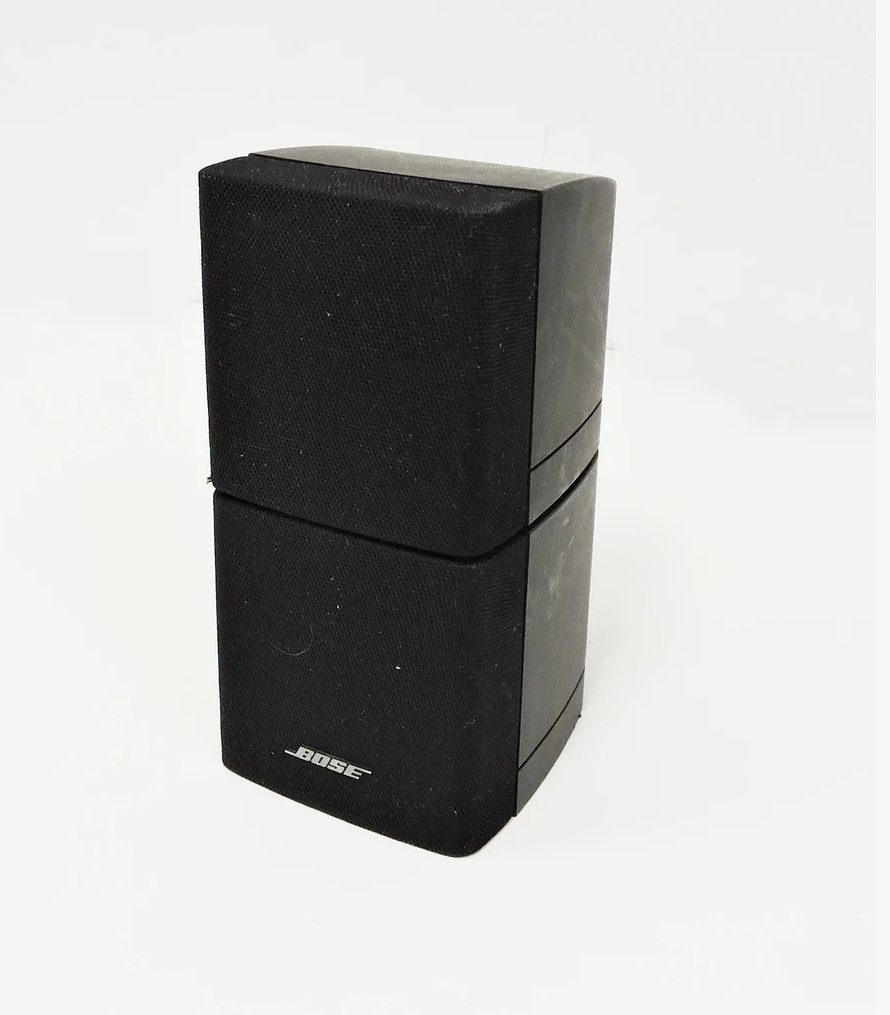 Replacement Bose Acoustimass Satellite Double Cube Speaker (Black) - Single
