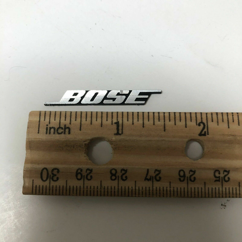 Genuine BOSE Silver Logo Decal [1.5 Inches ] Ship From CA USA