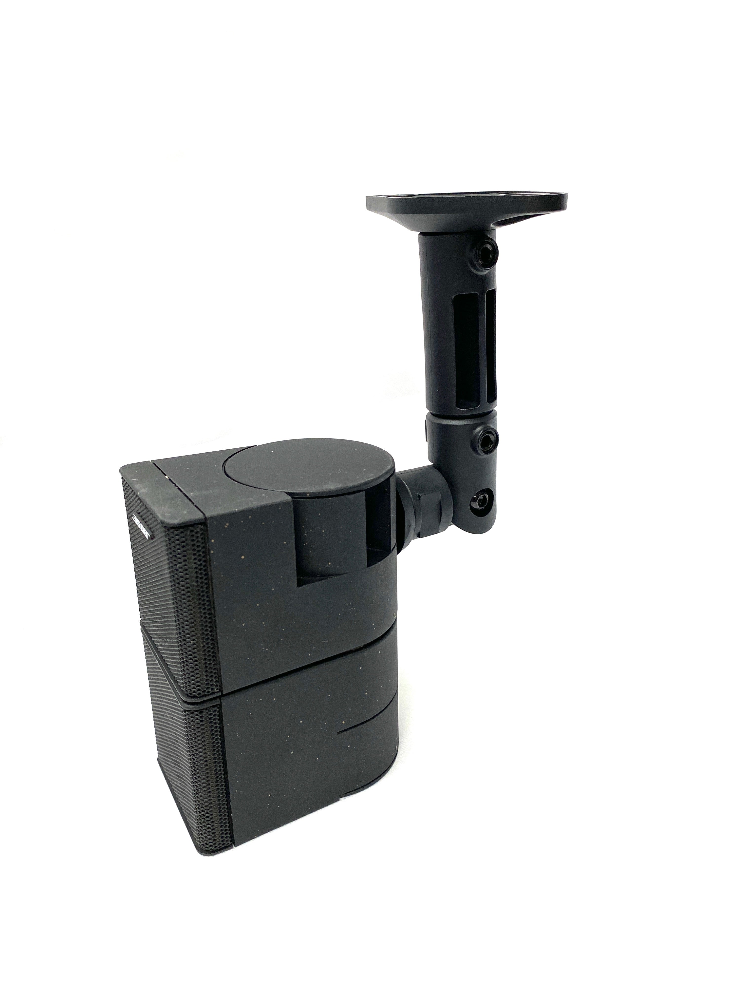 Wall Mount Ceiling Bracket for Bose Jewel Double Cube Speaker - Pair - Black
