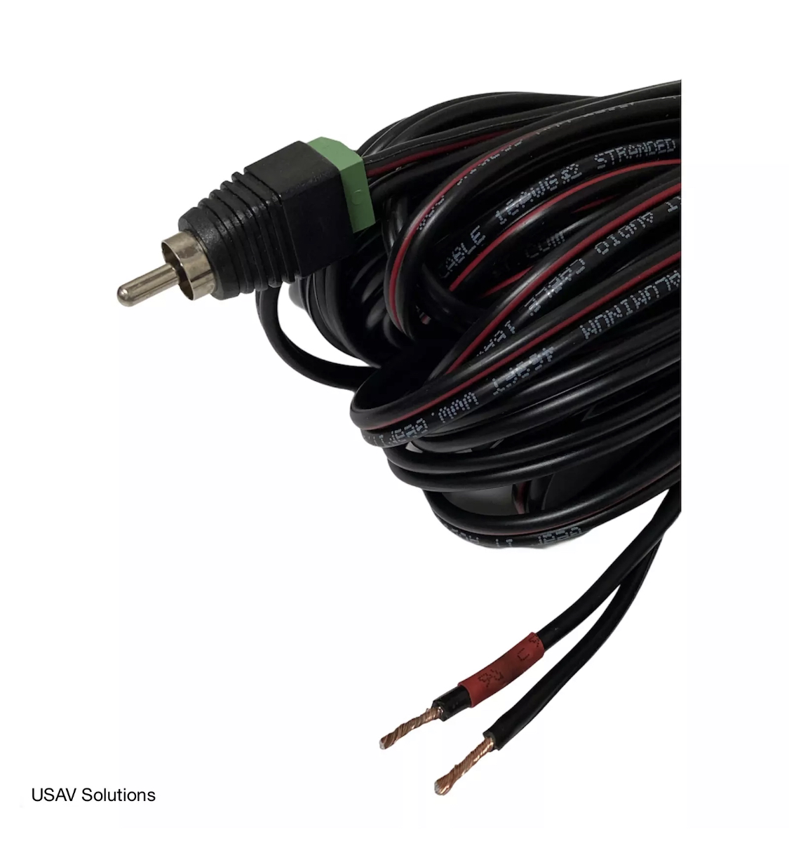 Set of 5 - 16 Gauge Speaker Cable for Bose Lifestyle 18 28 38 48 - RCA to Bare Wire