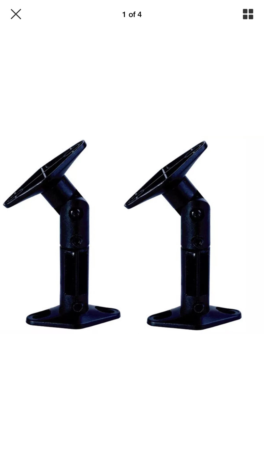 Bose 101 Speaker Pair with Brackets (Black)