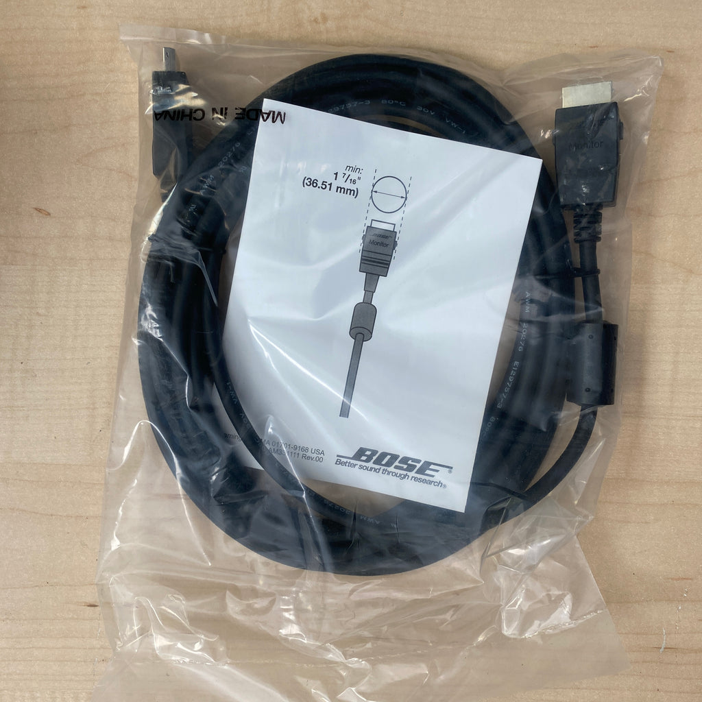 BOSE VideoWave A/V OUT to Monitor Cable - 4 Meter/12 Feet 