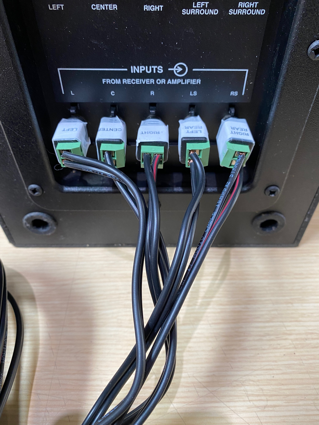 Input cable . from Subwoofer to receiver. for  Accoustimass 10 series I II