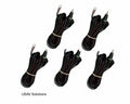 Set of 5 - 16 Gauge Speaker Cable for Bose Lifestyle Spk - RCA to Bare Wire