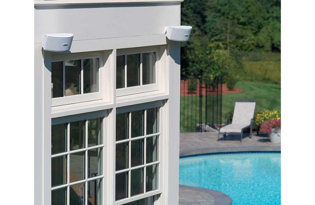 Bose 151 SE Environmental Speakers, Elegant Outdoor Speakers - White