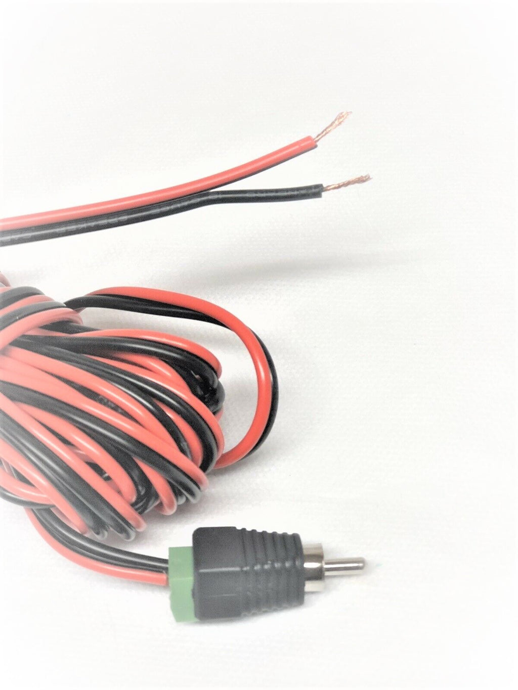 5 Speaker Cables for Bose Lifestyle 18 28 38 48 - RCA to Bare Wire Black/Red