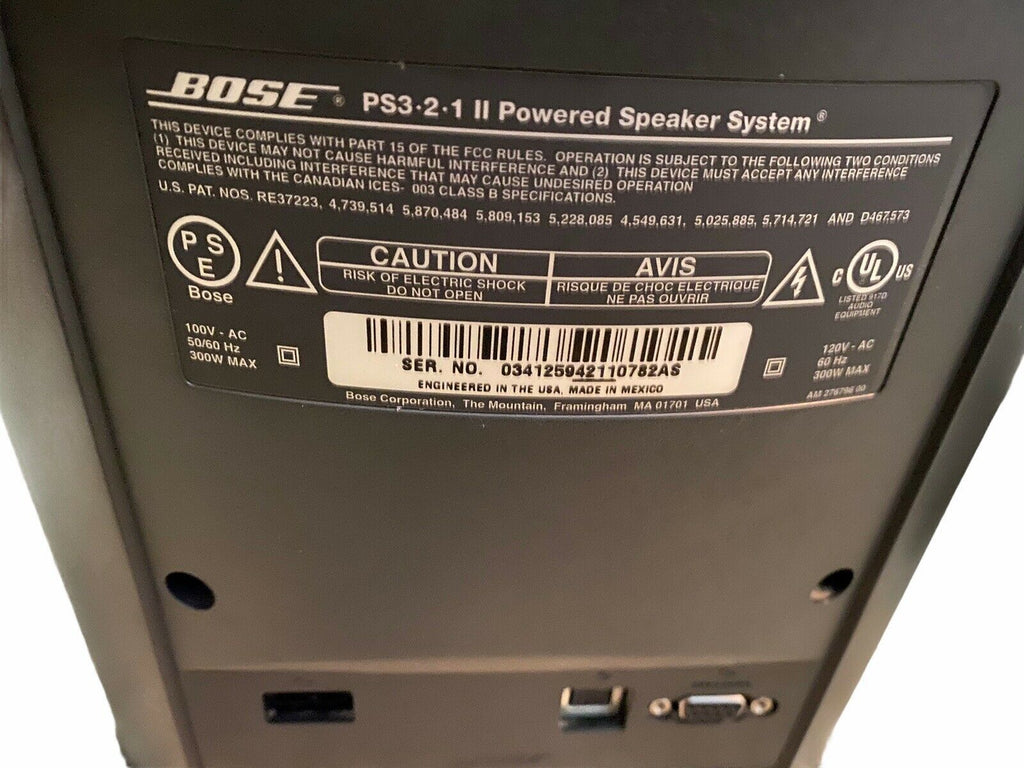 Replacement Bose 3-2-1 321 Series II Subwoofer -  Clearance
