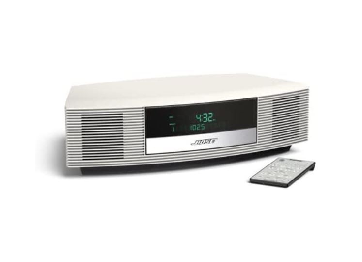 Bose Wave Radio II AWR1B2 with OEM Bluetooth Adapter - Platinum White
