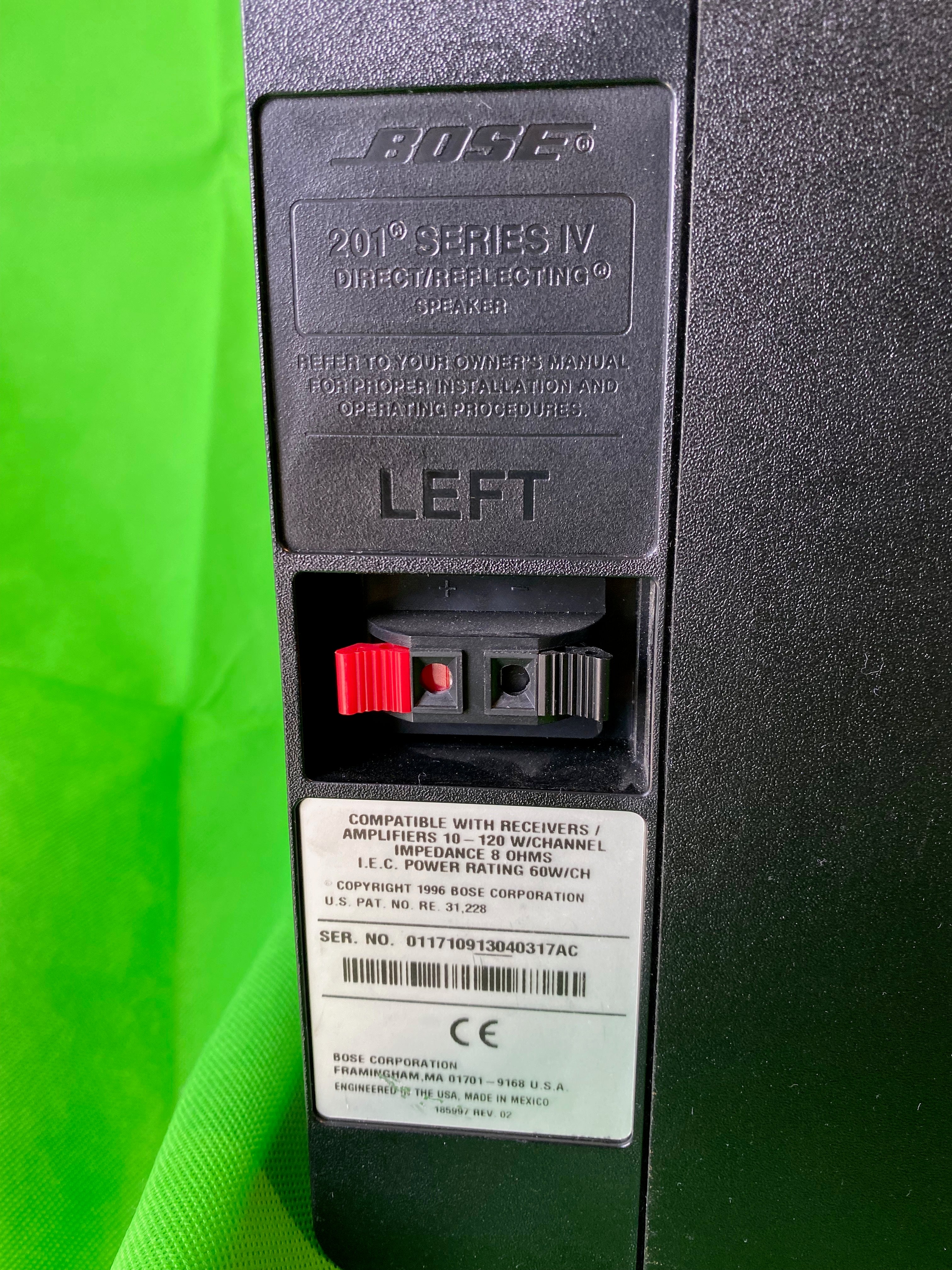 Bose 201 Series IV speaker system