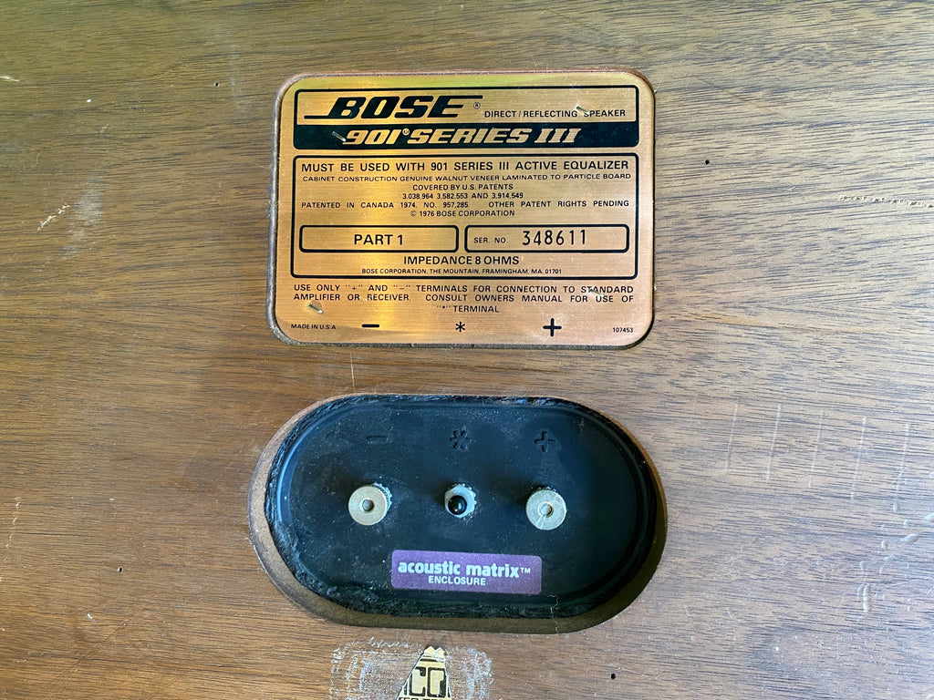 Bose 901 Series III Direct/Reflecting speaker (Single)