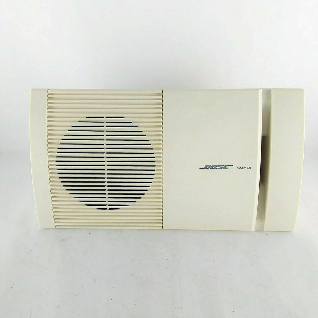 Bose Model 100 Bookshelf Surround Sound Speaker White Single (1) Replacement