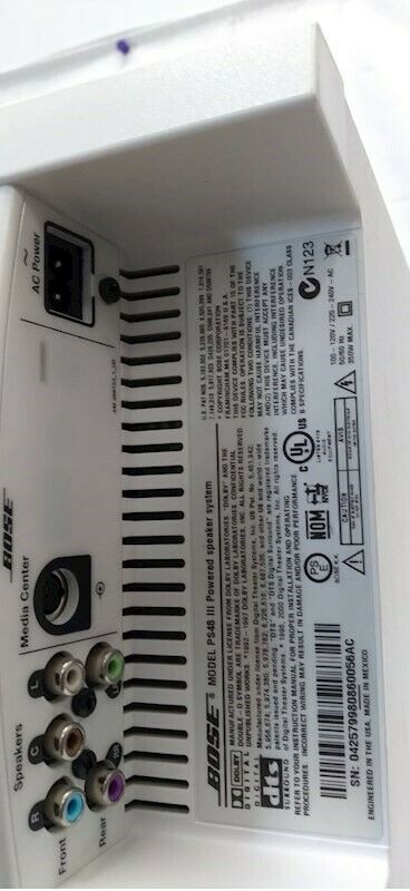 Replacement Bose Lifestyle 525 535 Series I II III Subwoofer - White