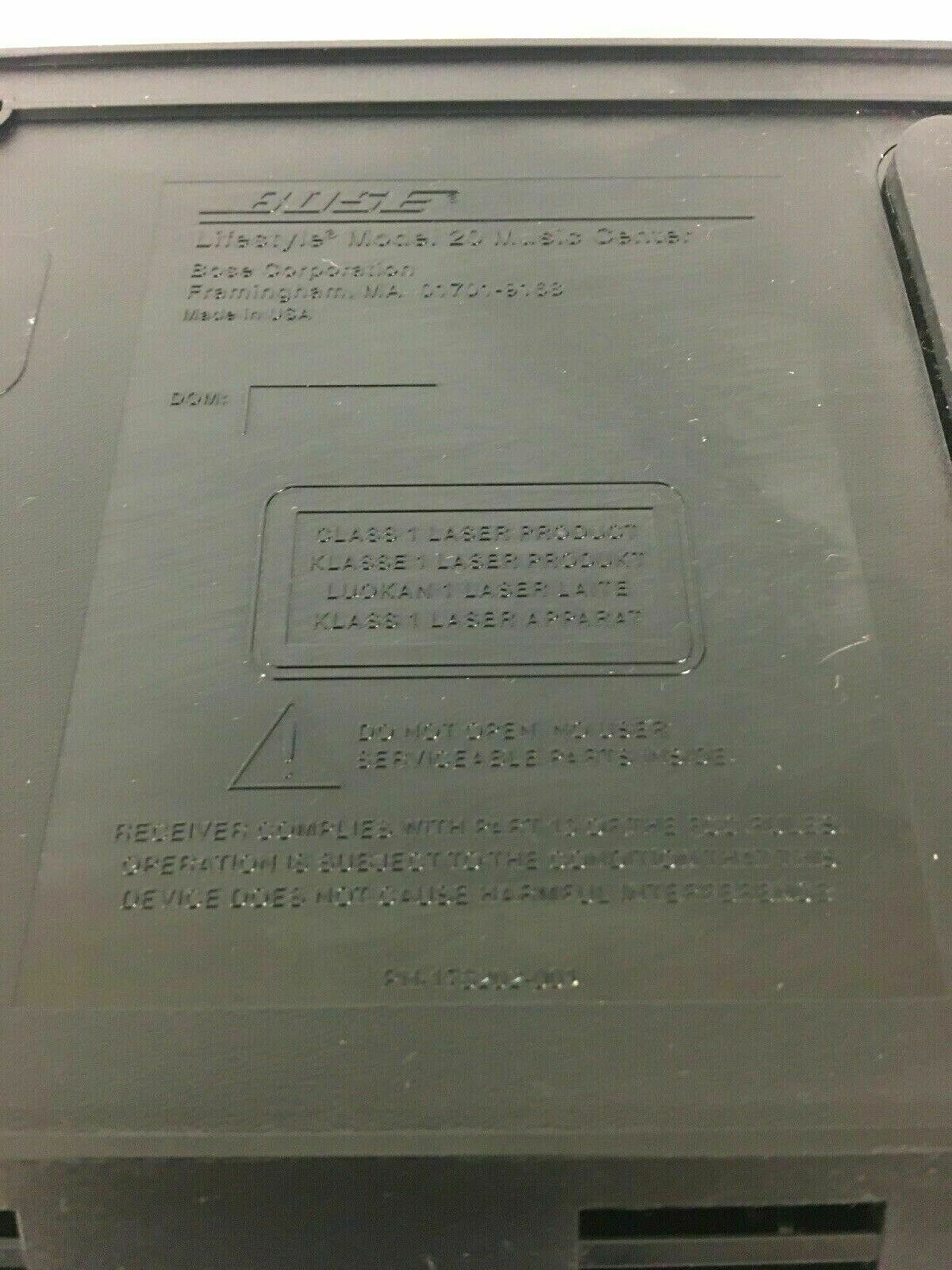 Bose Lifestyle Model 20 Music Center Console