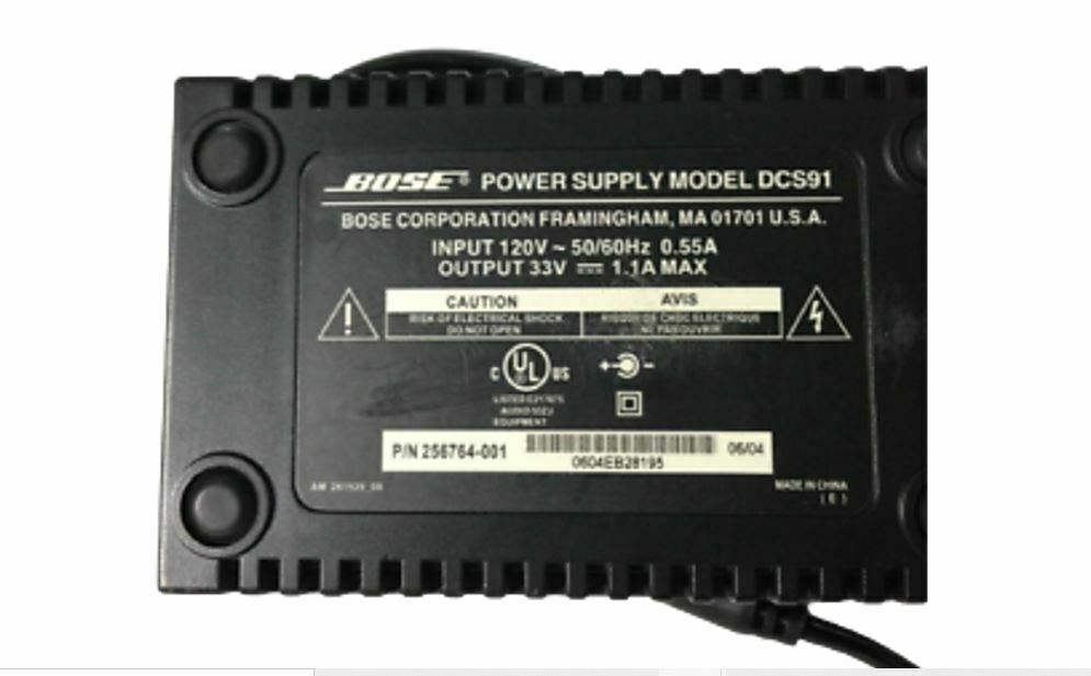 Genuine BOSE Power adapter 33V 1.1A MAX