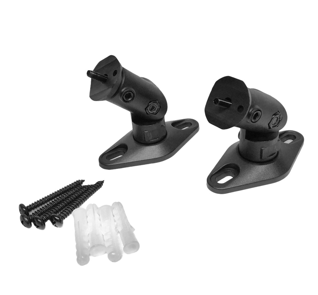 Wall Mount Brackets Black (Pair) for Bose Companion 5 Satellite Speakers