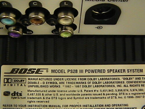 Bose PS28 III Series Powered Subwoofer various parts