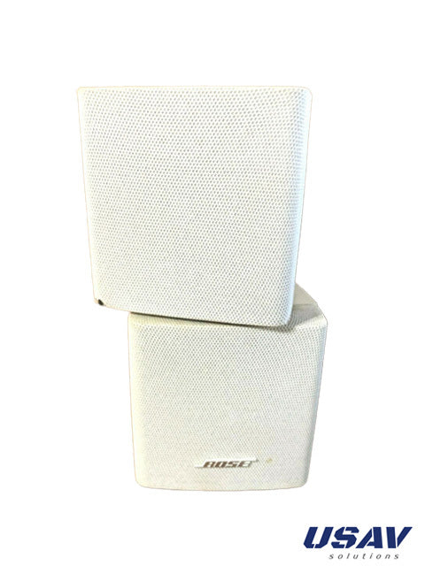 Double Cube Speaker for BOSE Lifestyle Acoustimass - White