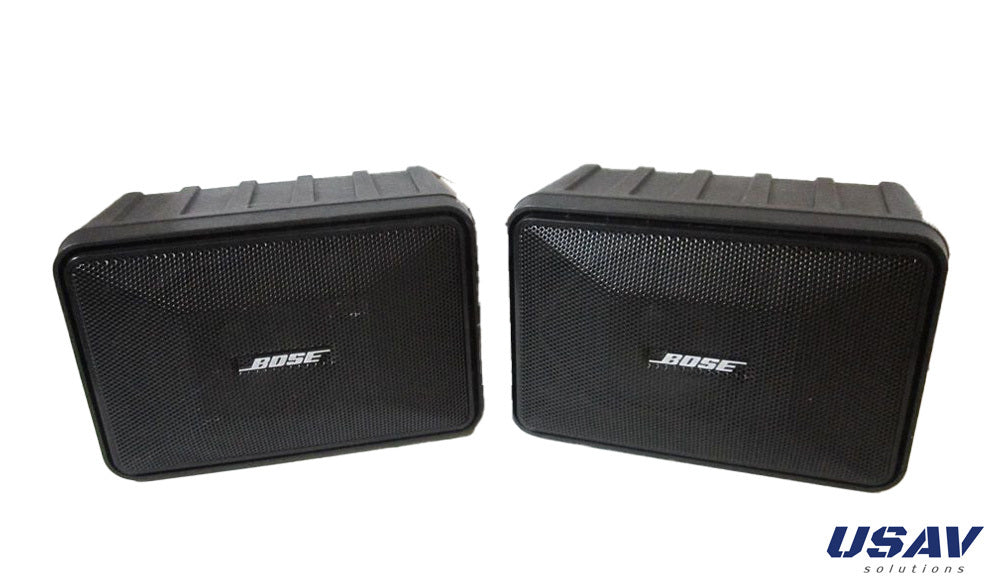 Bose 101 Speaker Pair with Brackets (Black)