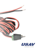 02 Rear Speaker Cables for Bose Acoustimass Lifestyle - RCA to Bare Wire