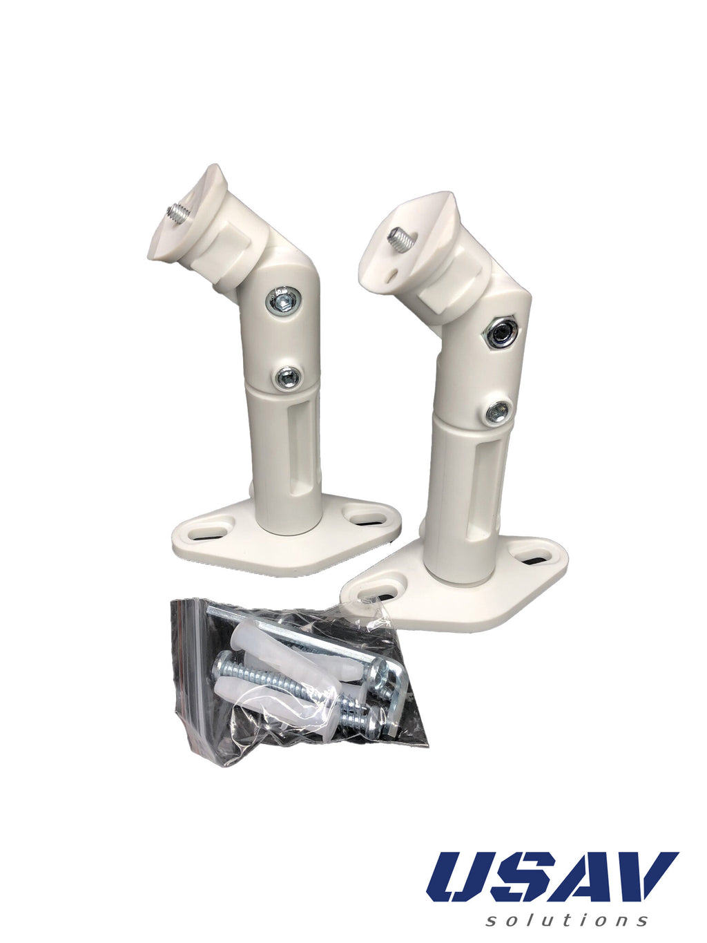 Wall Mount Ceiling Bracket for Bose Jewel Double Cube Speaker - Pair - White