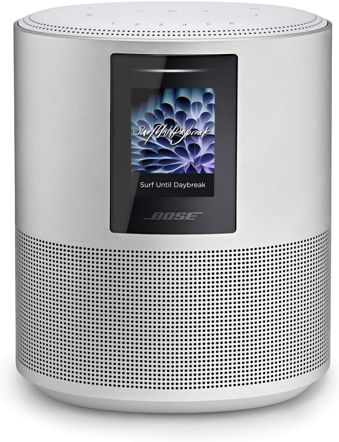 Bose Home Speaker 500: Smart Bluetooth Speaker with Alexa Voice Control Built-in, Silver