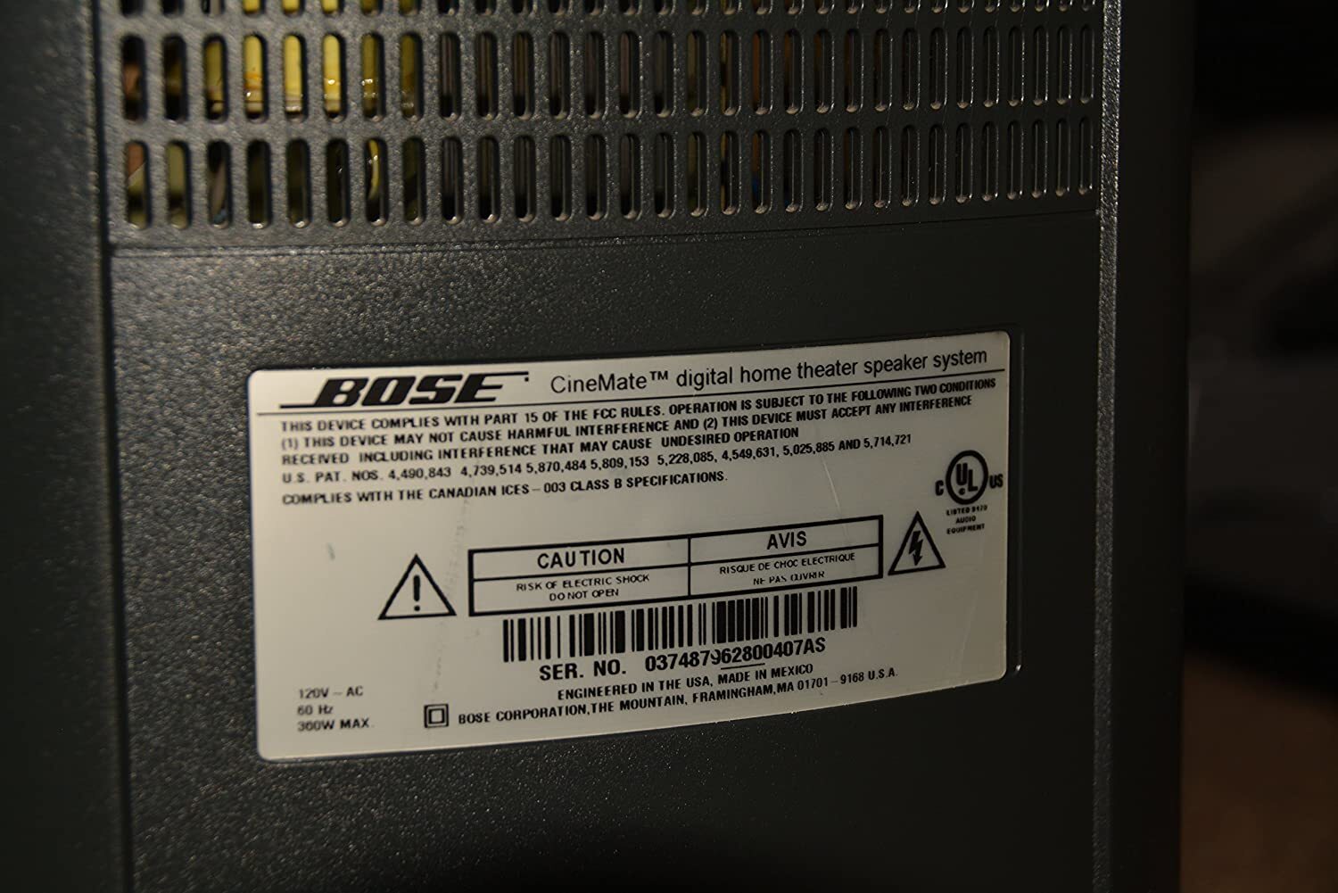 Bose CineMate Digital 2.1  Subwoofer Only