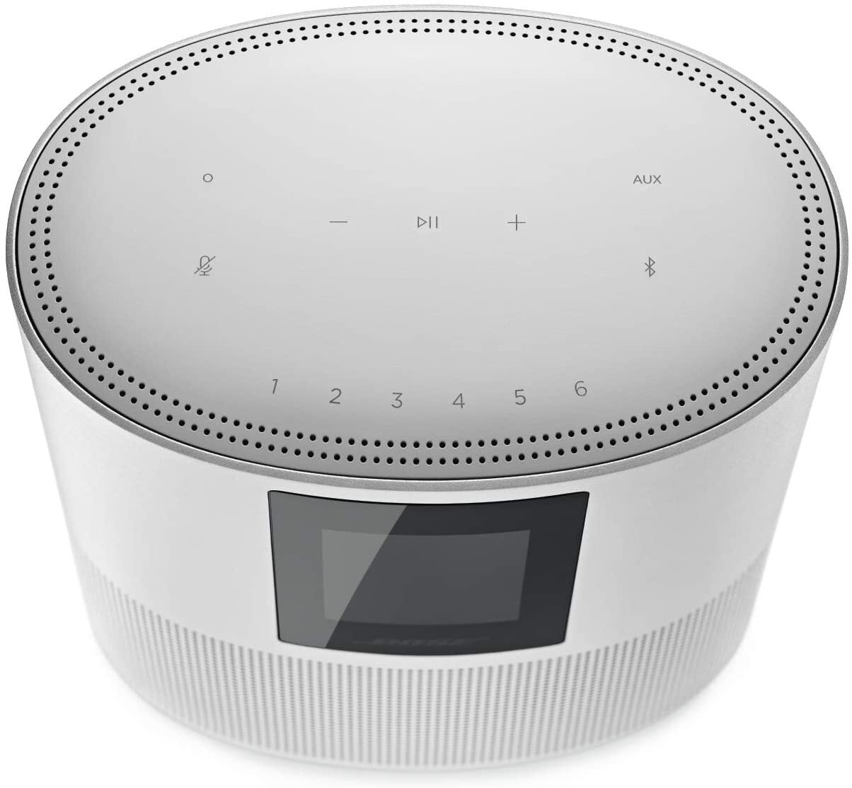 Bose Home Speaker 500: Smart Bluetooth Speaker with Alexa Voice Control Built-in, Silver