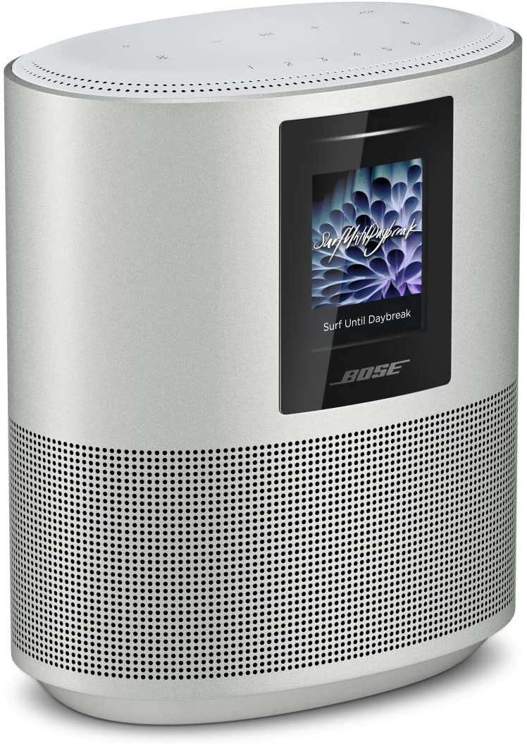 Bose Home Speaker 500: Smart Bluetooth Speaker with Alexa Voice Control Built-in, Silver