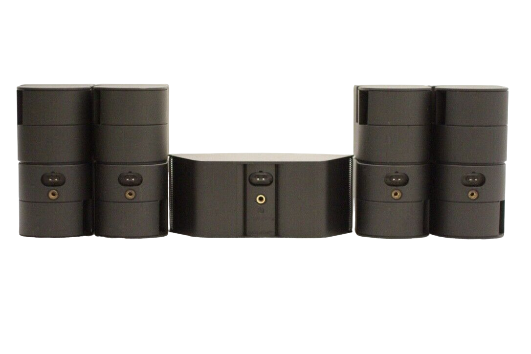 Set of 5 BOSE Jewel Cube Speakers  for LIFESTYLE System - Black