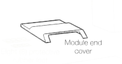 Bose Acoustimass 600 Part - Module end cover only