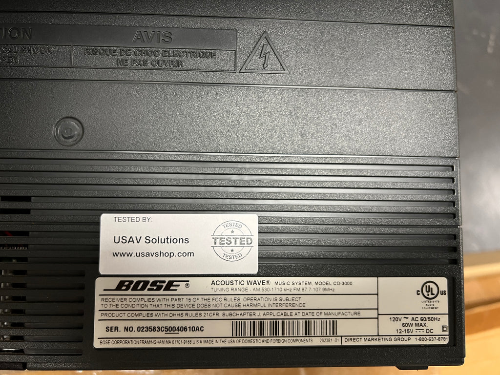 Replacement CD drive for Bose Acoustic Wave Music System Model CD-3000