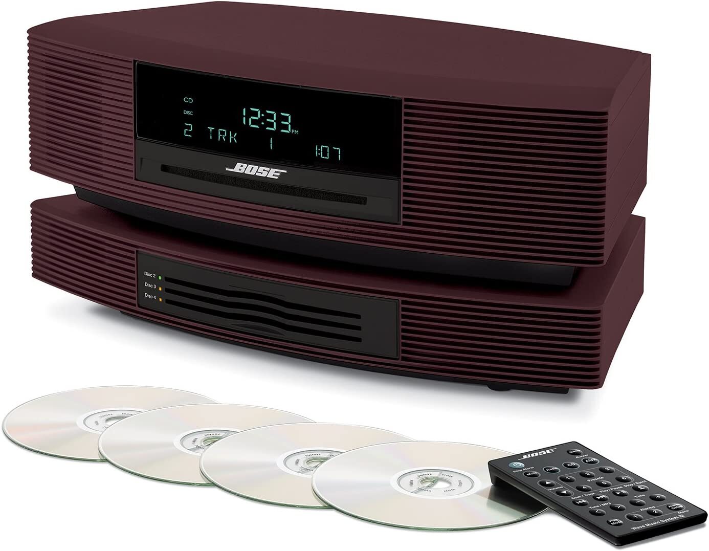 Wave Music System III with Multi-CD Changer - Limited-Edition Burgundy