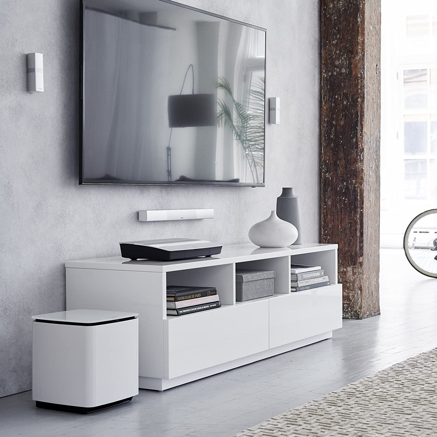 Bose Lifestyle 650 Home Entertainment System, works with Alexa - White