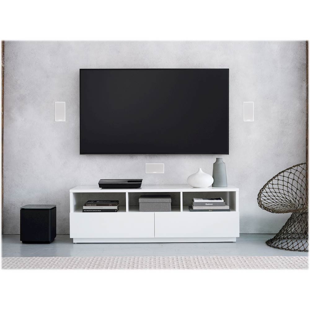 Bose® - Lifestyle® 600 In-Wall Home Entertainment System - White