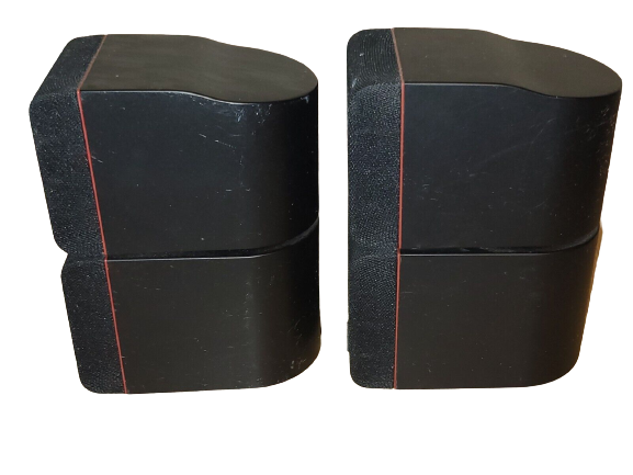 Pair of Bose Swiveling Redline Double Cube Lifestyle Acoustimass Speakers