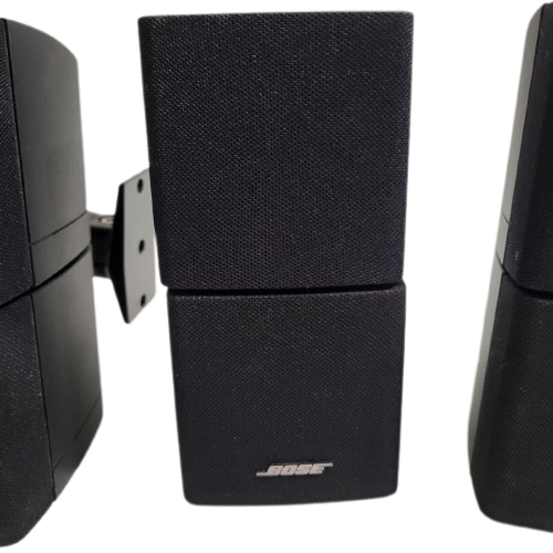 5 Bose Lifestyle Double Cube Satellite Speakers (Black)