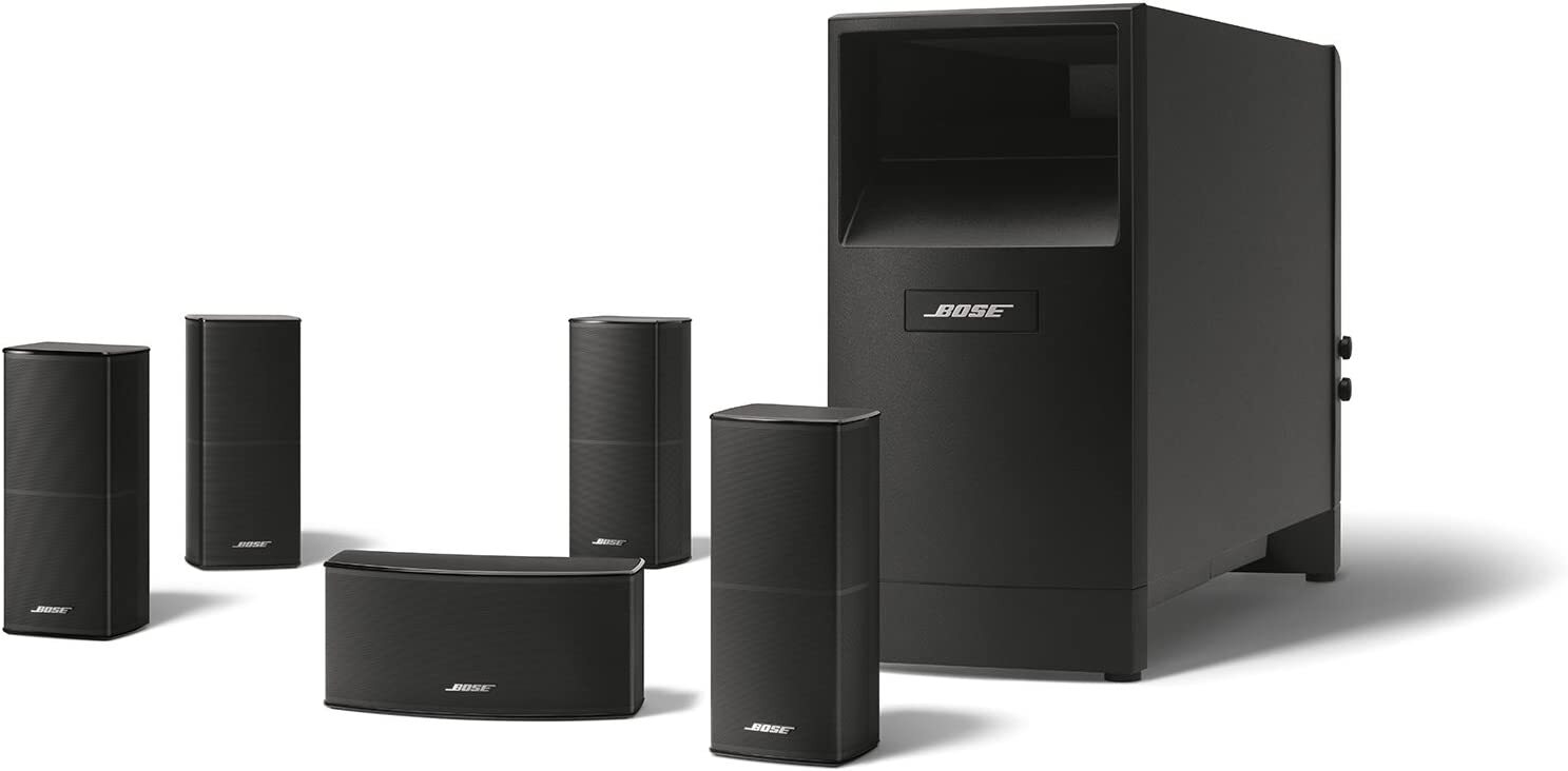 Bose Acoustimass 10 Series V Home Theater Speaker System, Black