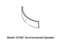 Replacement  GRILLE, ALUM, BLACK  for Bose 151 SE
