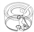 Replacement Housing, Base for Bose FreeSpace 360/360P