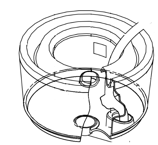 Replacement Housing, Base for Bose FreeSpace 360/360P