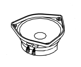 Replacement 4.5" Driver (active equalization version) for Bose FreeSpace 360/360P
