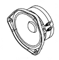 Replacement DRIVER ASSY, 4.5", 32SE for Bose Model 32SE Loudspeaker