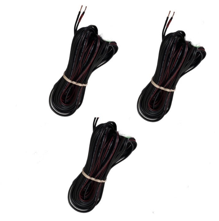 Set of 3 - 16 Gauge Speaker Cable for For front speaker  Home Theater  System