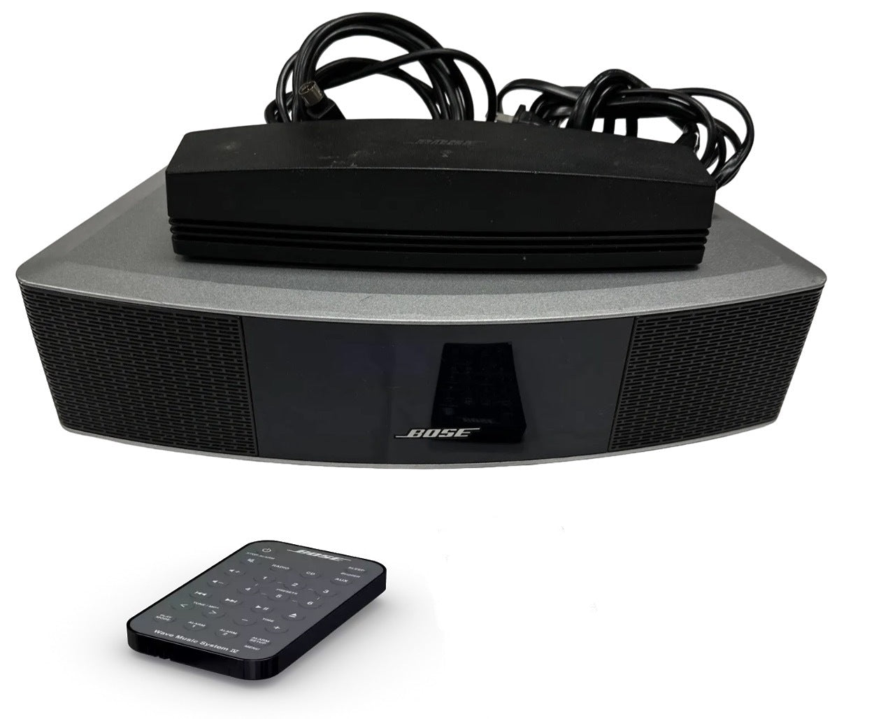 Bose Wave Radio IV Silver with Bose Bluetooth Soundtouch Adapter
