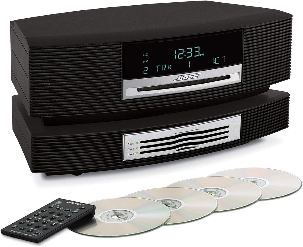 Bose Wave Music System III w/ Multi CD Changer - Graphite Gray, Compatible with Alexa…
