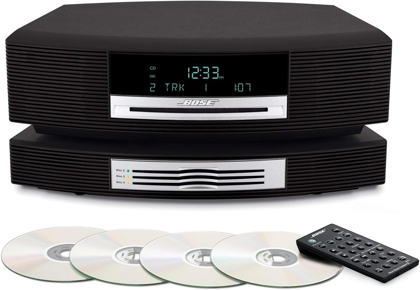 Bose Wave Music System III w/ Multi CD Changer - Graphite Gray, Compatible with Alexa…