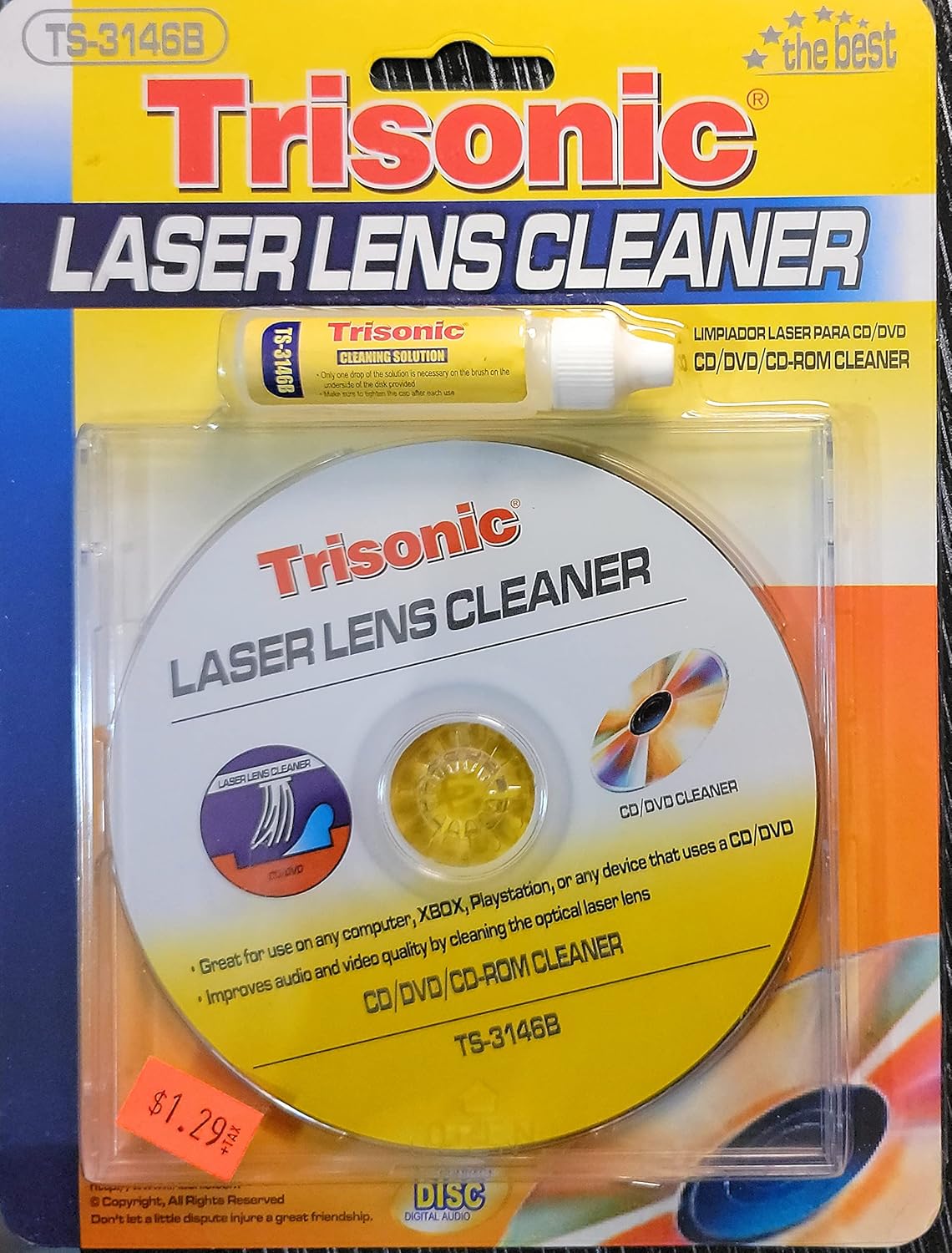 CD Laser Lens Cleaner-Liquid Included for Bose Wave CD Player