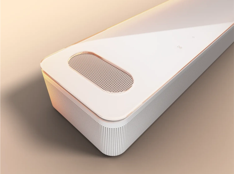 Bose Smart Ultra Soundbar, Surround Sound System for TV, Dolby Atmos Soundbar for TV Plus Alexa and Google Voice Control, White