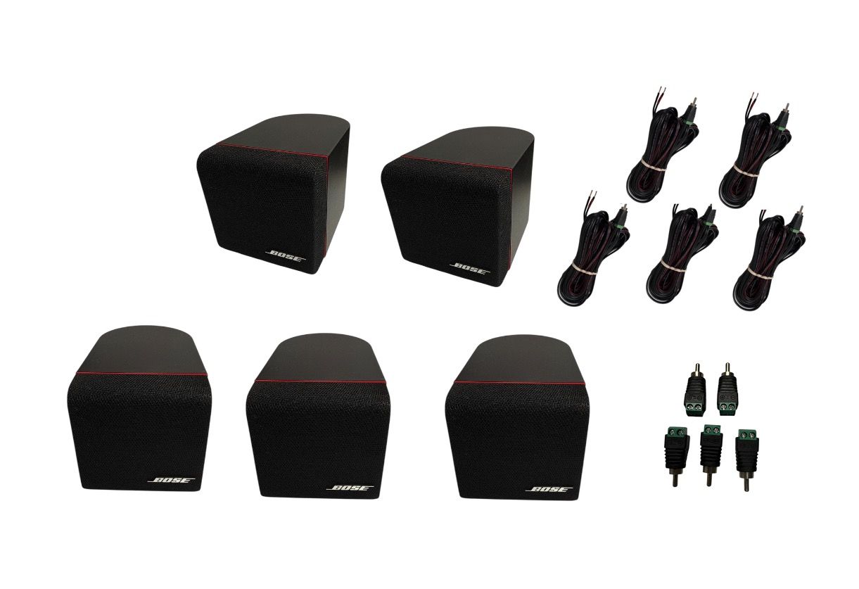 Bose 5.1 Surround Virtually Invisible Speakers Bundle with Speaker cables